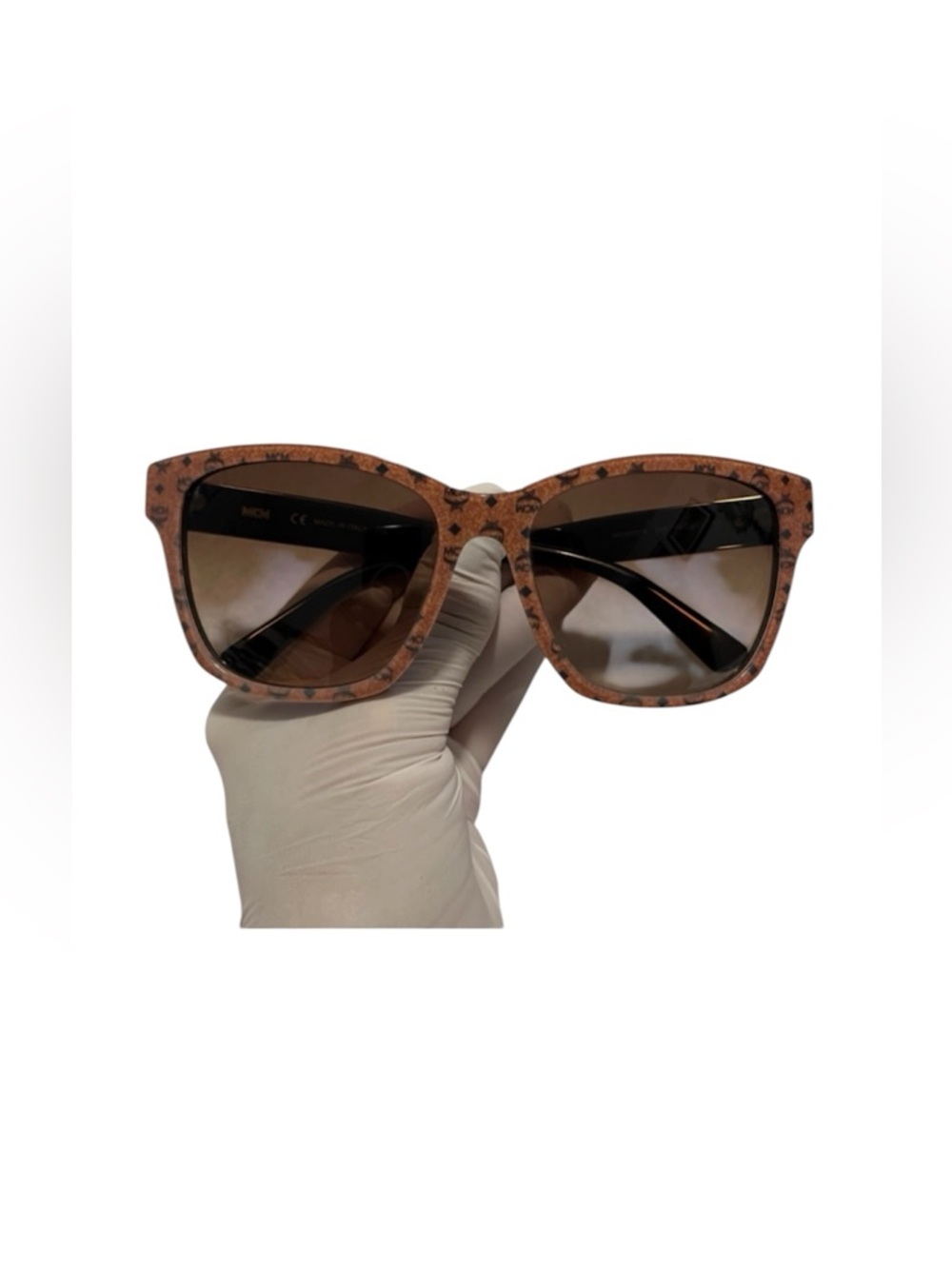 MCM Monogram Designer Shades – Chic Brown 600S Like New